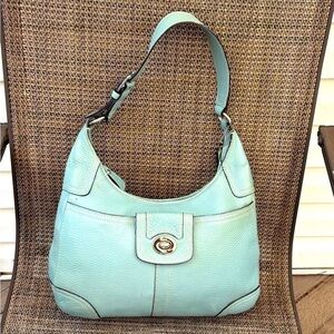 Coach Hamilton Pebbled Leather Hobo Bag